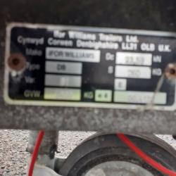 Ifor Williams transport trailer