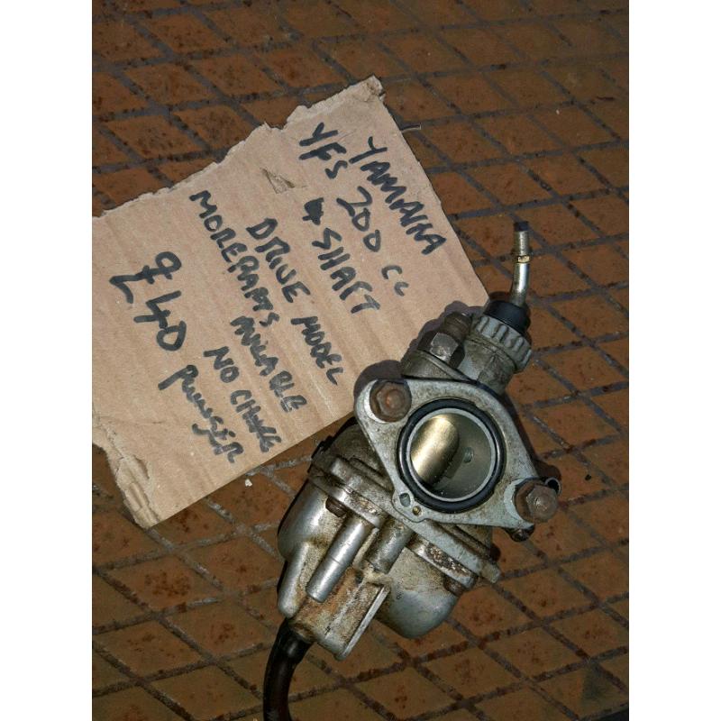 Yamaha yfs200 quad bike carb
