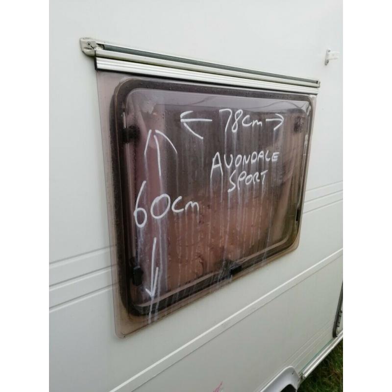 Avondale Caravan side window