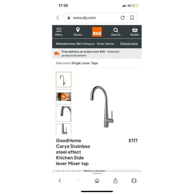 Carya Stainless Steel Mixer Tap