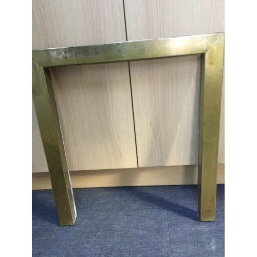 Brass fire surround 61 x 56 cm