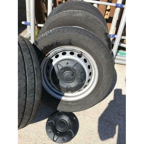 Transit custom wheels and tyres