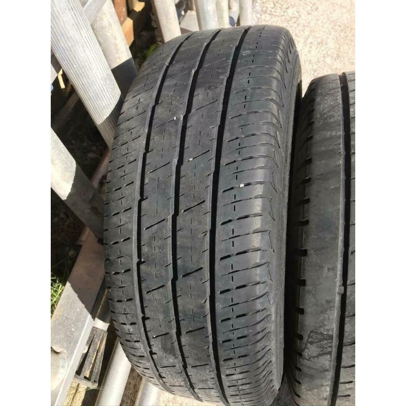 Transit custom wheels and tyres