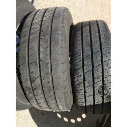 Transit custom wheels and tyres