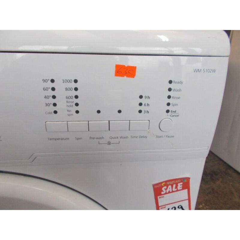 Beko (WM5102W) Slimline Washing Machine 63C