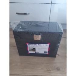 Metal file box