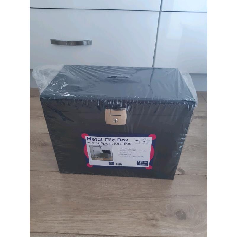 Metal file box