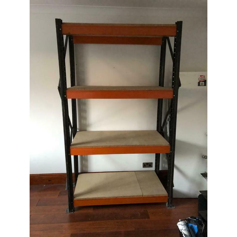 Large very heavy duty garage racking