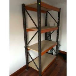 Large very heavy duty garage racking