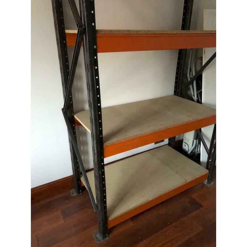 Large very heavy duty garage racking