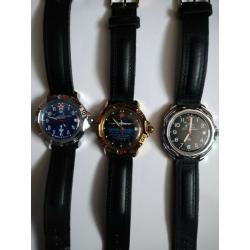 Six watches
