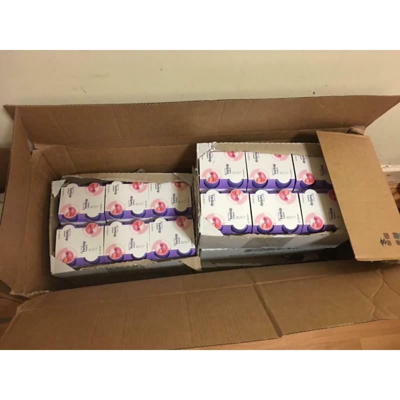Nutricia Fortisip Compact 4 x 125ml packs Banana and Strawberry flavour (?5 per pack)