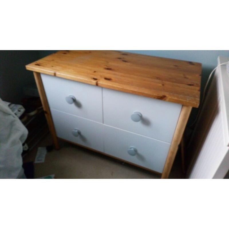 Children's IKEA Wardrobe and Chest of Drawers