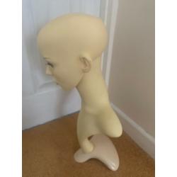 Female Mannequin Display Head