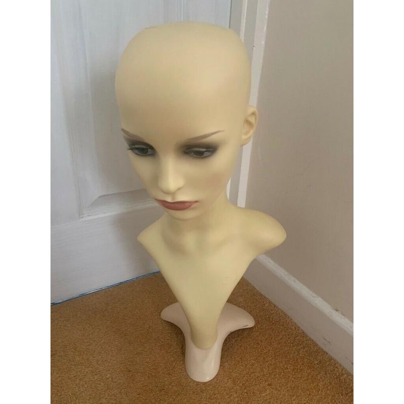 Female Mannequin Display Head