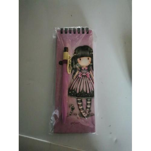 Gorjuss slim note book and pen