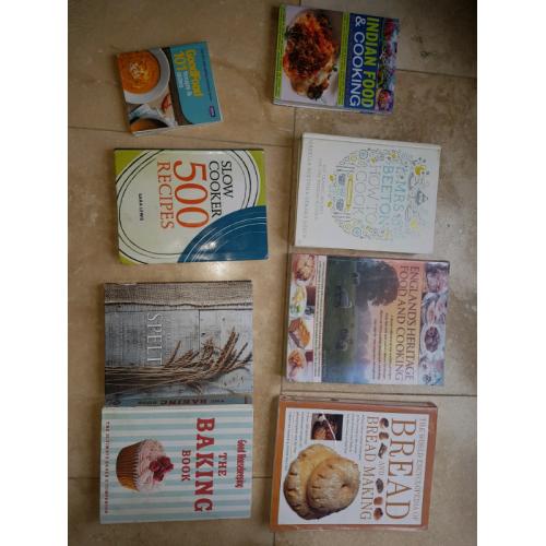 Over 50 Cookbooks on offer for any donation