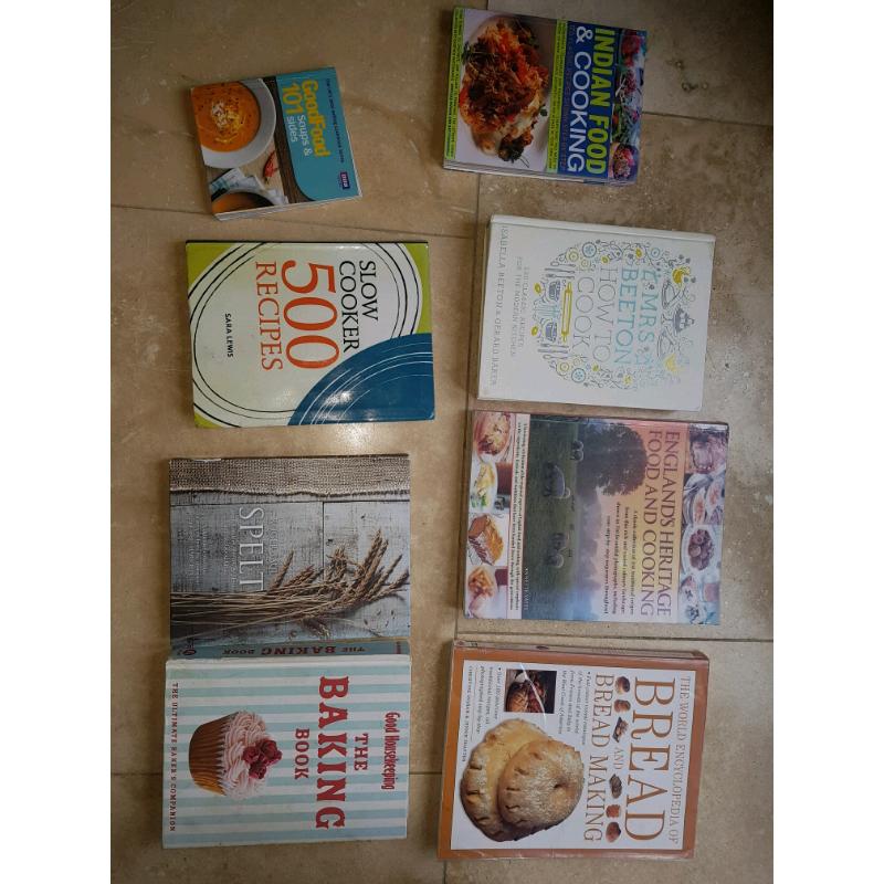 Over 50 Cookbooks on offer for any donation
