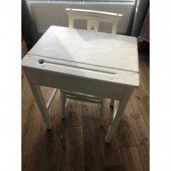 Old school desk and chair
