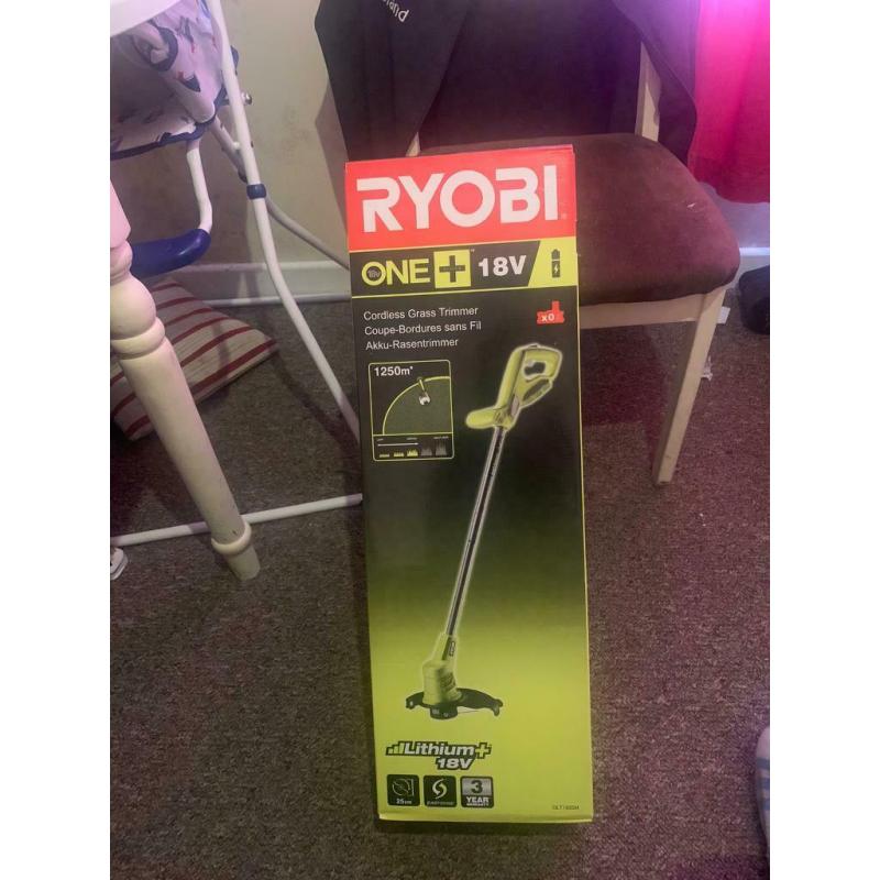 Ryobi cordless strimmer