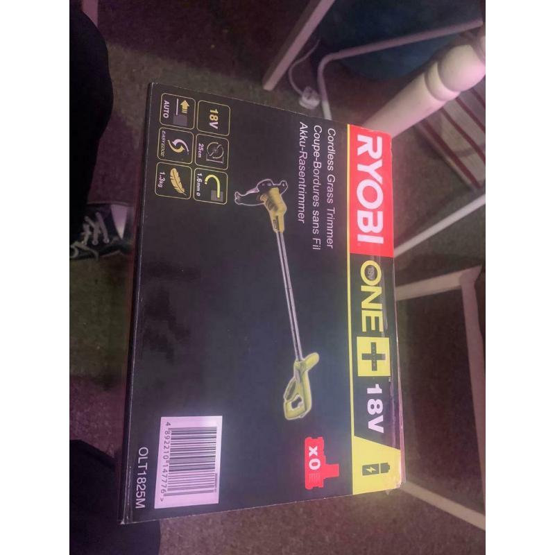 Ryobi cordless strimmer