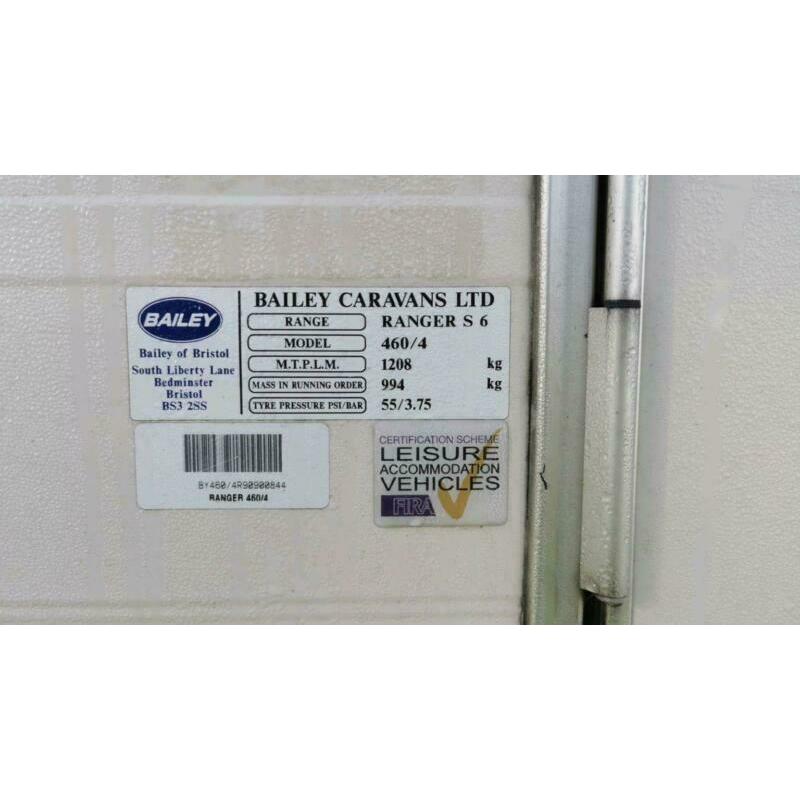 Bailey Ranger Series 6 460-4 2009