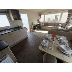 used 6 berth static caravan for sale at TRECCO BAY free site fees for 2020/2021