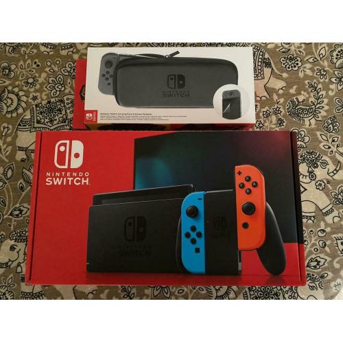 Nintendo switch and case - pending collection