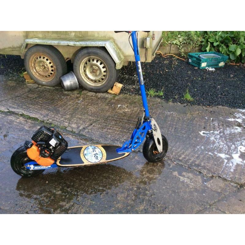 90cc stomp bike and big boy