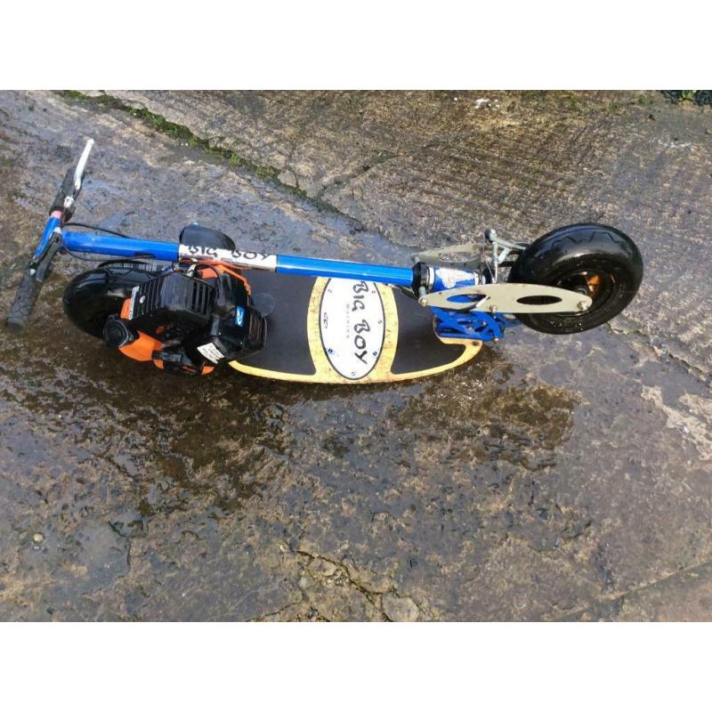 90cc stomp bike and big boy