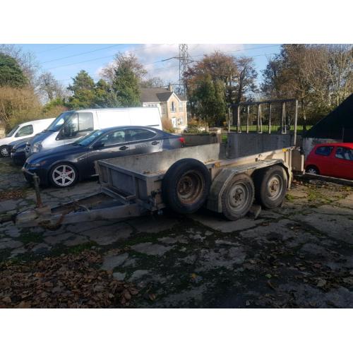 Ifor Williams plant trailer