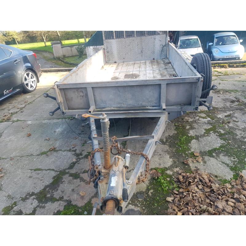 Ifor Williams plant trailer