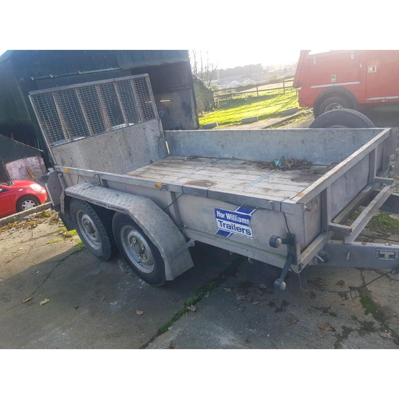 Ifor Williams plant trailer