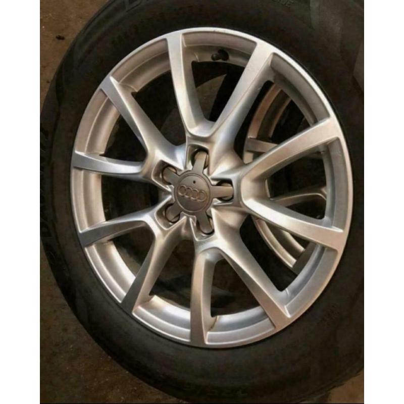 18?Audi Q5 alloy wheels and tyres