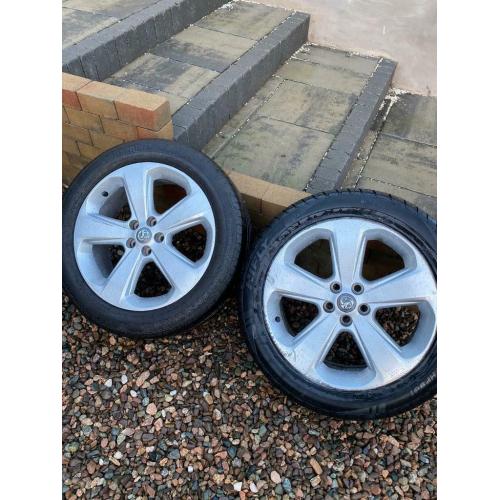 2 x 18 Inch Vauxhall Alloys