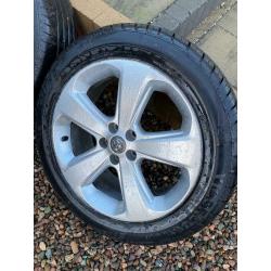2 x 18 Inch Vauxhall Alloys