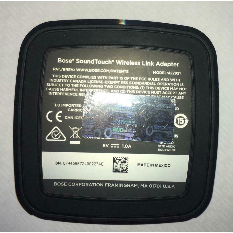 BOSE SOUNDTOUCH WIRELESS LINK ADAPTER