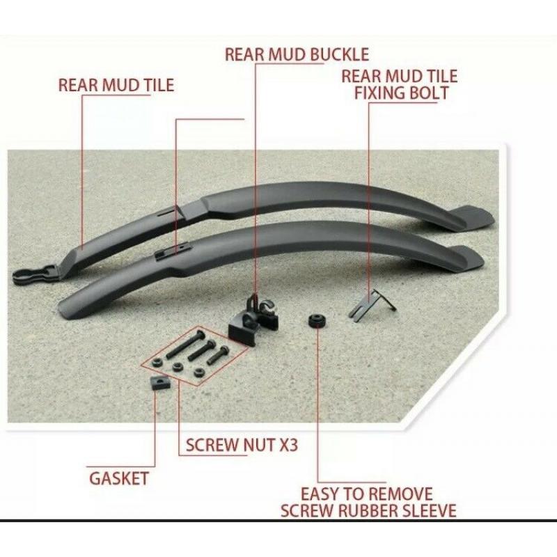 Bike cycle Mudguards front and back
