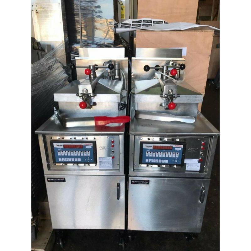 HENNY PENNY - GAS - CHICKEN PRESSURE FRYER, WITH NEW FASTRON COMPUTER BOARD ( Free UK Delivery )