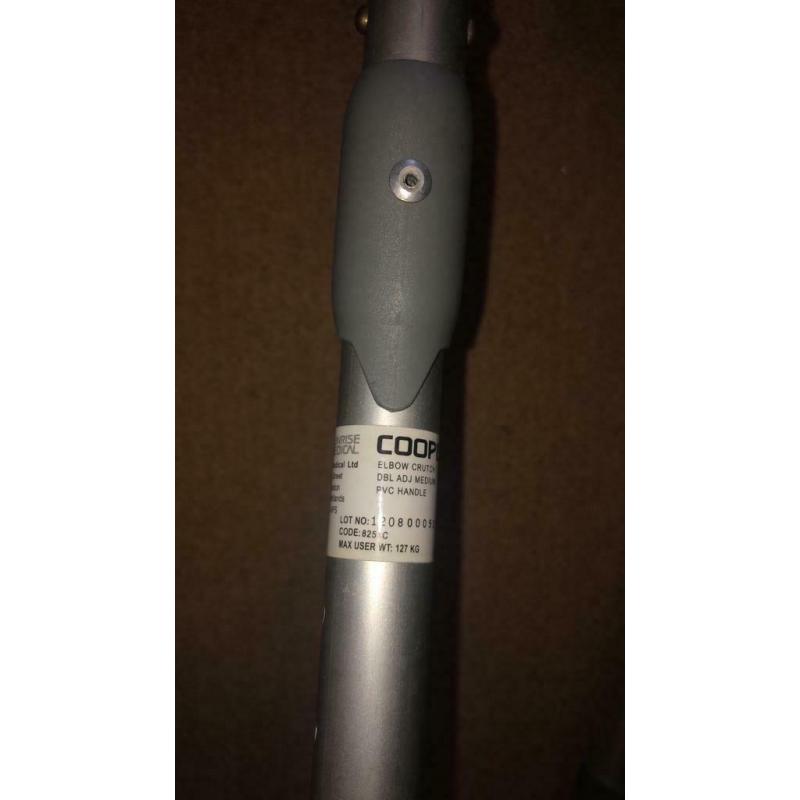 Adjustable crutches