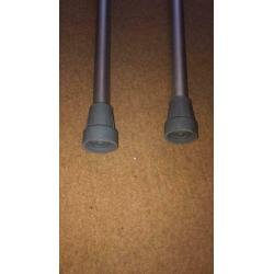 Adjustable crutches