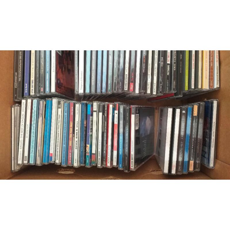 Large Bundle of 90 CDs mainly from 1980s-90s-2000s