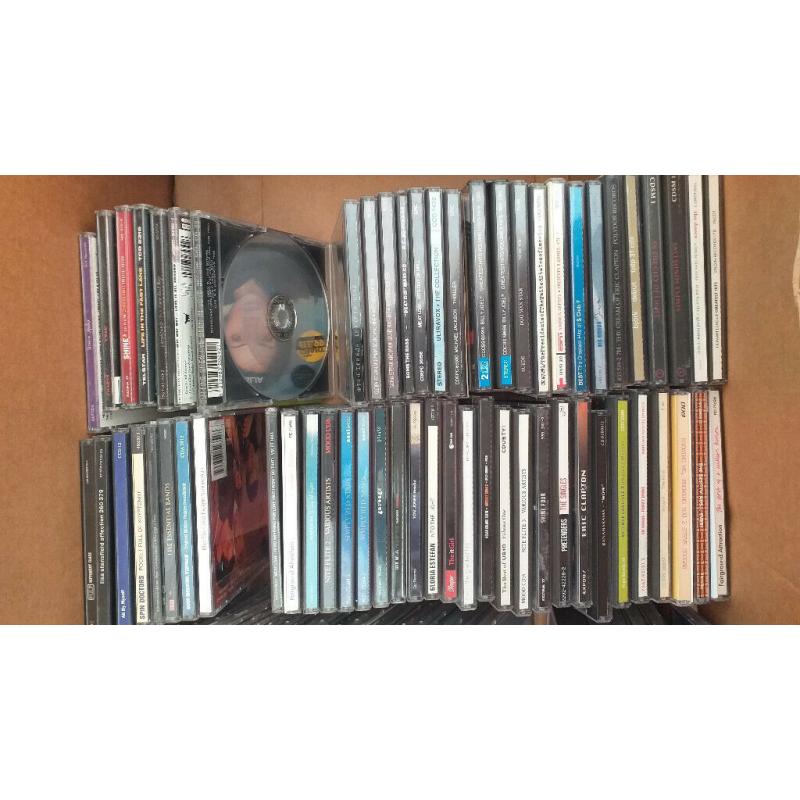 Large Bundle of 90 CDs mainly from 1980s-90s-2000s