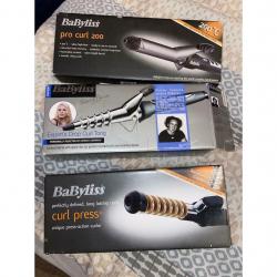 Job Lot of x3 Babyliss & x1 Toni & Guy Curler