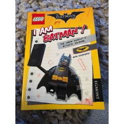 Lego Batman activity book with stickers