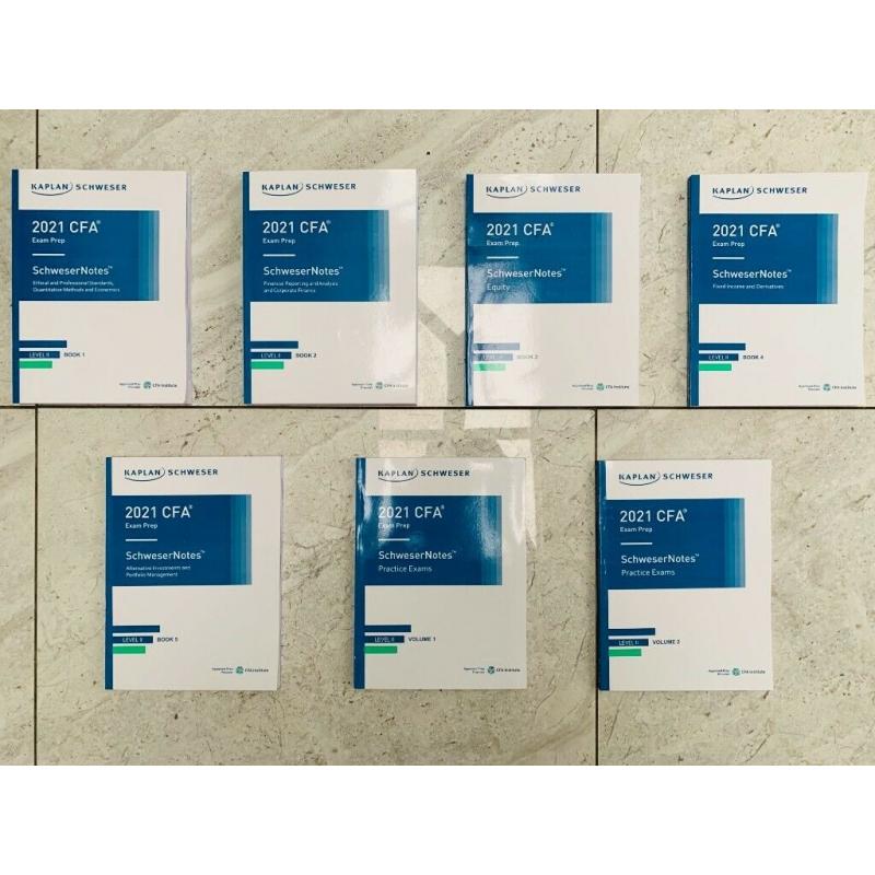 2021 CFA Level 2 (Level II) Exam Study Materials - NEW + FREE DELIVERY
