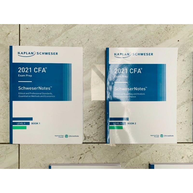 2021 CFA Level 2 (Level II) Exam Study Materials - NEW + FREE DELIVERY