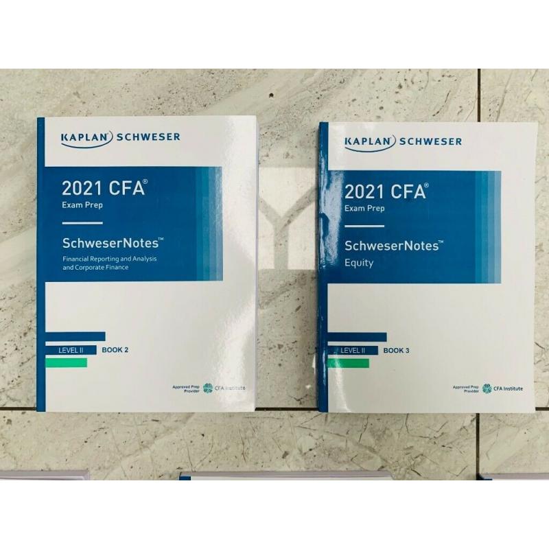 2021 CFA Level 2 (Level II) Exam Study Materials - NEW + FREE DELIVERY