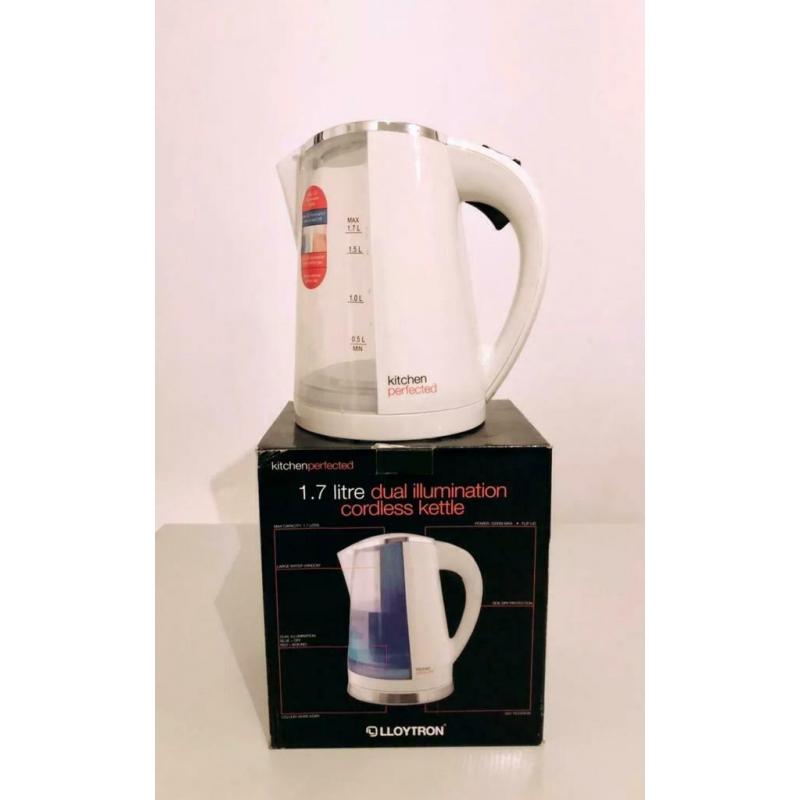 Lloytron E893WH Cordless Plastic Kettle