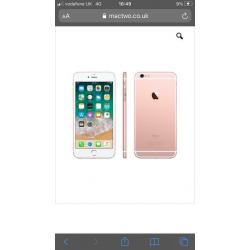 iphone 6srose gold